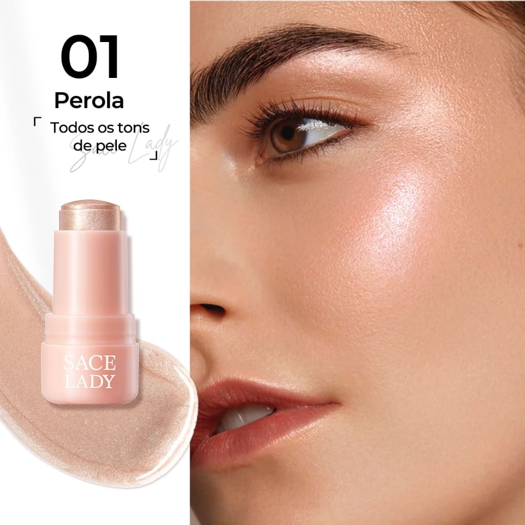 Bastão Iluminador SACE LADY Cooling Jelly | Efeito Glow e Toque Refrescante